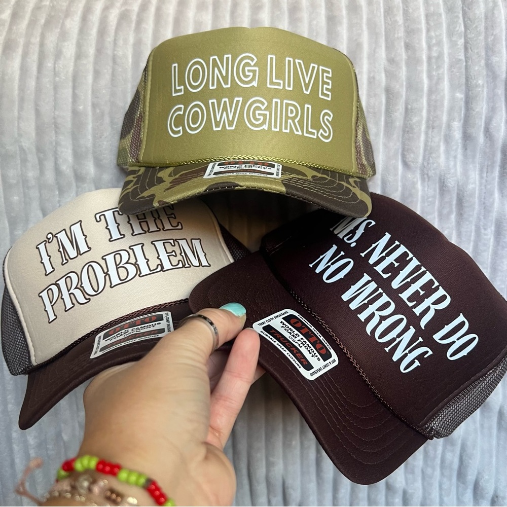 Morgan wallen I’m the problem trucker hat - Picture 3 of 3